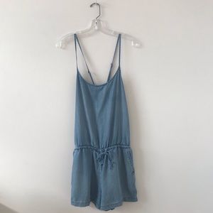 the gap denim romper